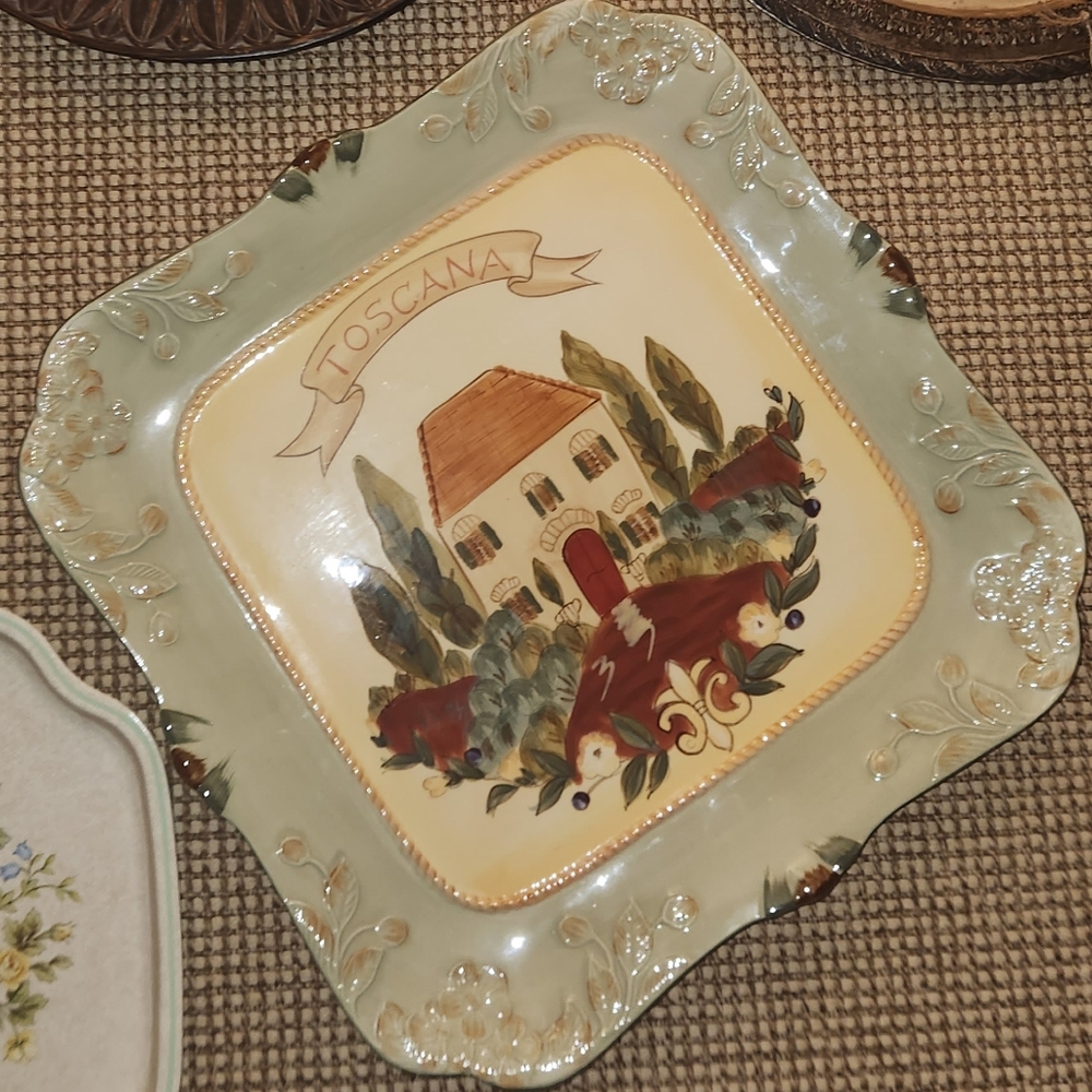 Pamela Gladding Toscana Platter Certified International